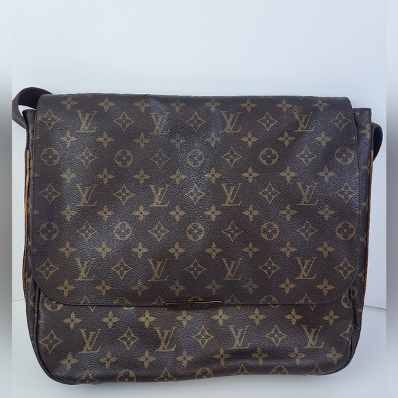 Louis Vuitton Beaubourg Messenger Bag MM Brown Canvas - Picture 1 of 13